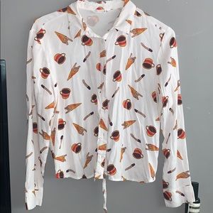 Churros & Chocolate blouse